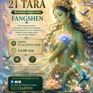 Puja 21 Tara and Fangshen poster, Sera Jey Wisdom Center, 29 August 2026