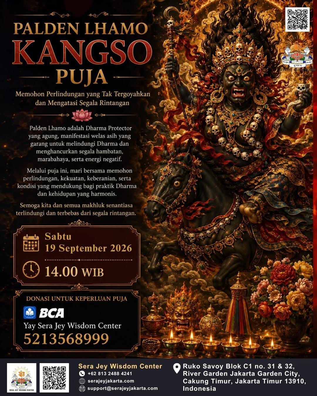 Puja Palden Lhamo Kangso · Prayer for Protection