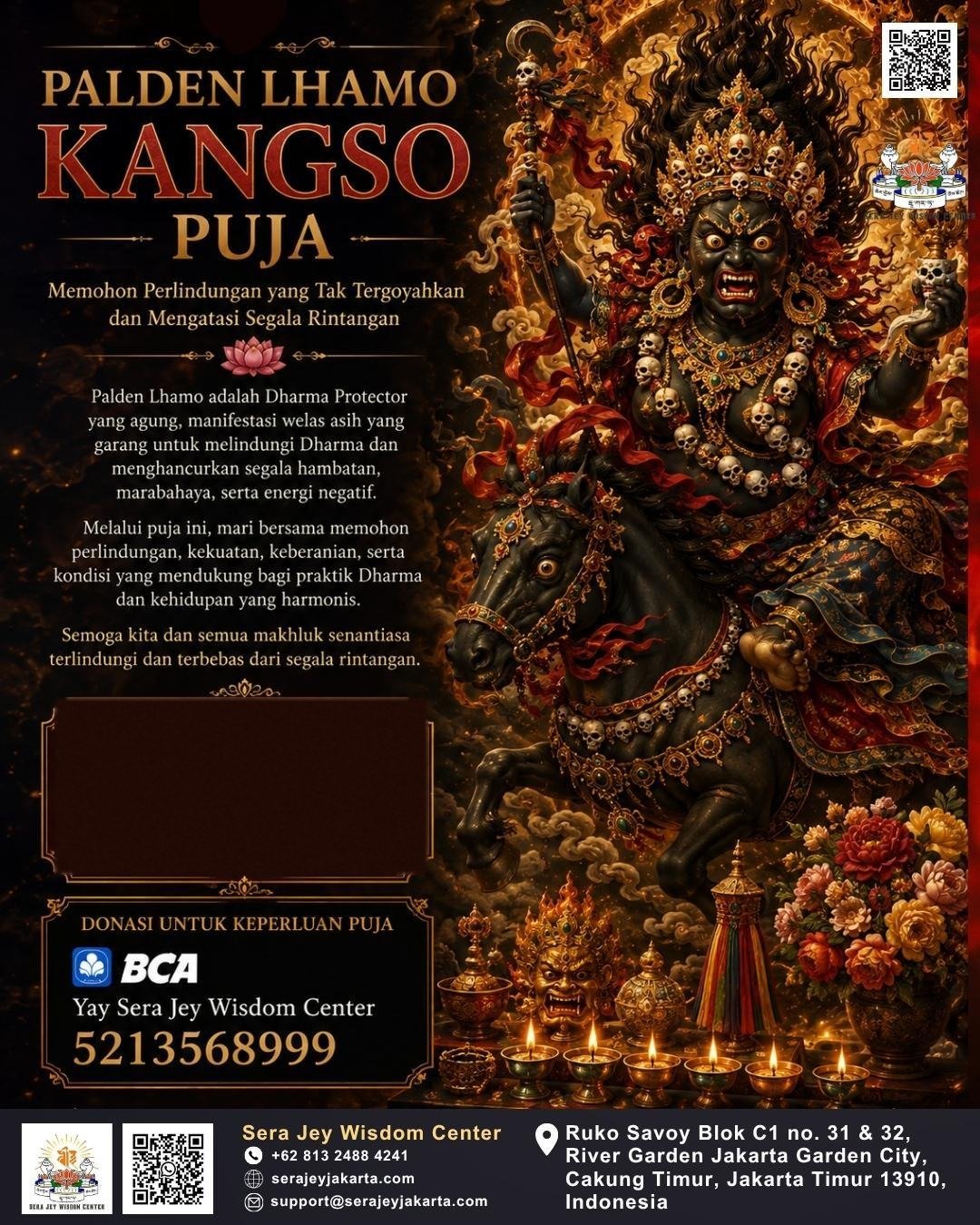 Puja Palden Lhamo Kangso · Prayer for Protection